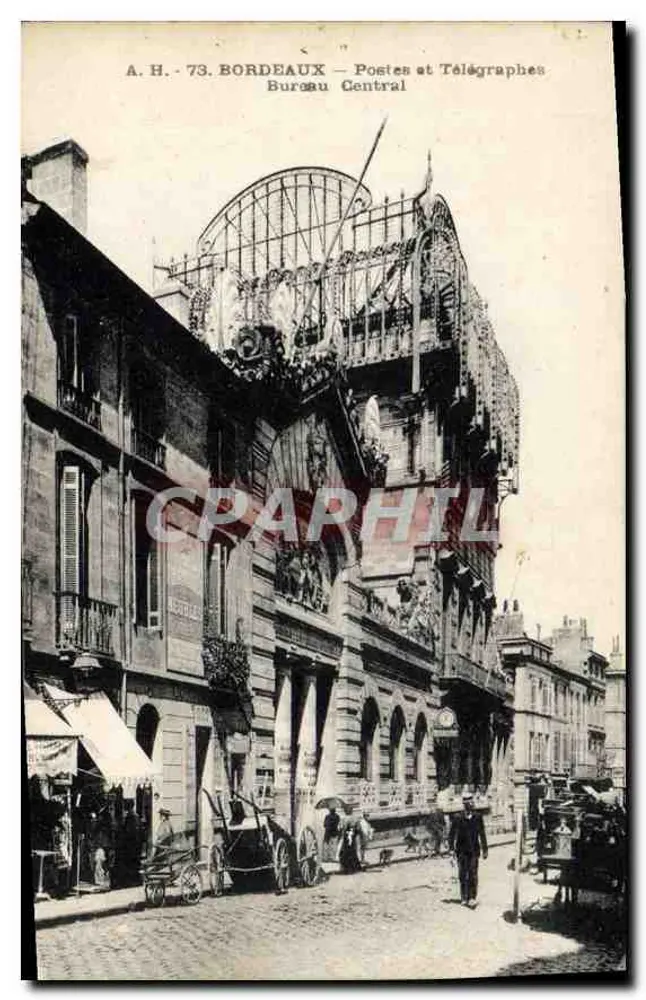 Bordeaux — Zentralamt für Post und Telegraphie — A. H. 73 - Vorderseite