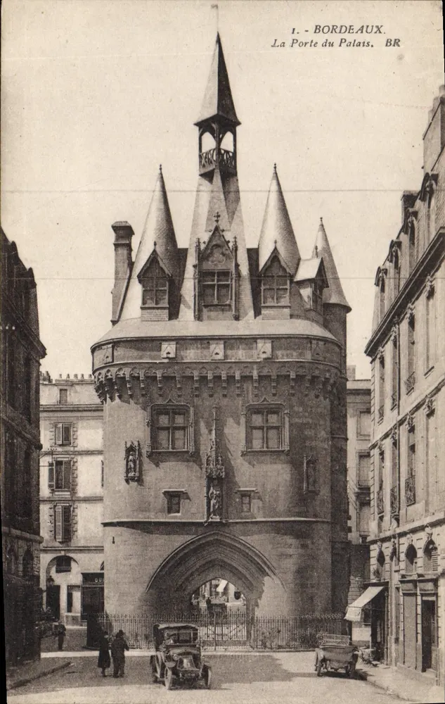 Bordeaux — A Porta do Palácio — Bloc frères, Bordeaux - Frente