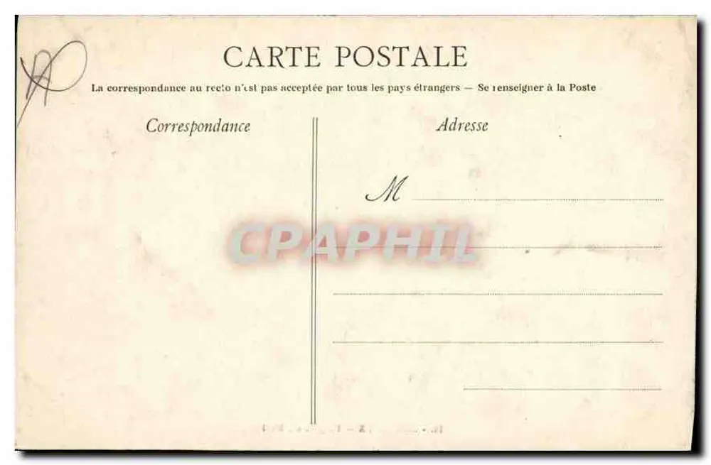 Bordeaux — A estação do Meio-dia — Editor não identificado, n° de série 19 - Verso