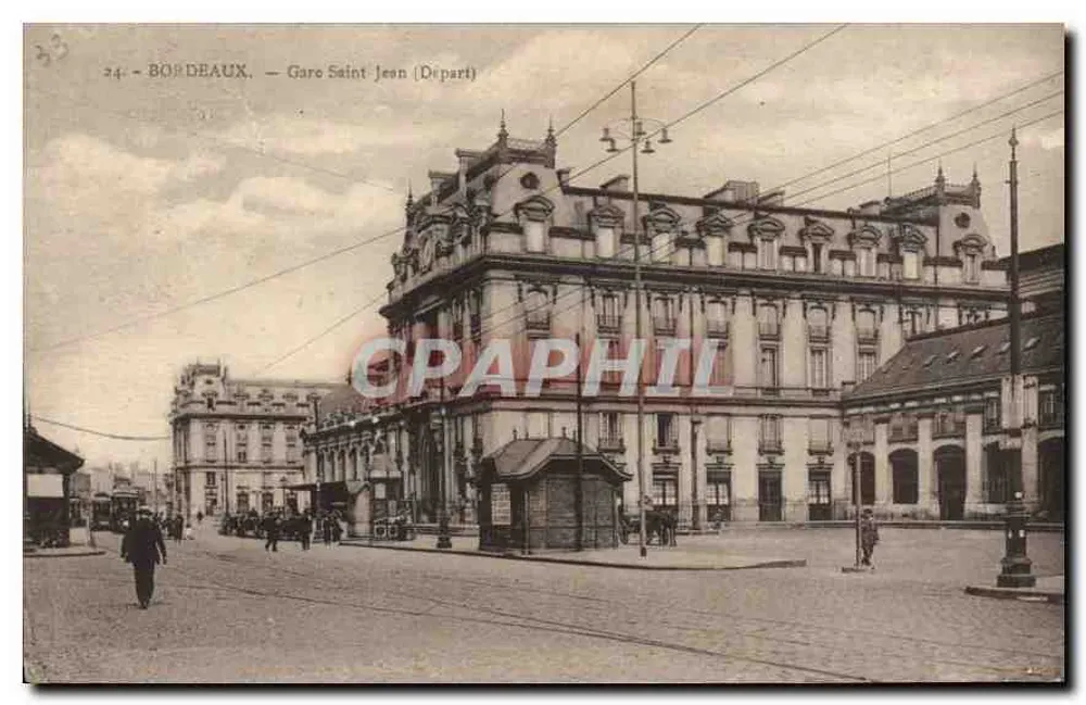 Bordeaux — Bahnhof Saint-Jean (Abfahrt) — Ausgabe 'La Cigogne' - Vorderseite