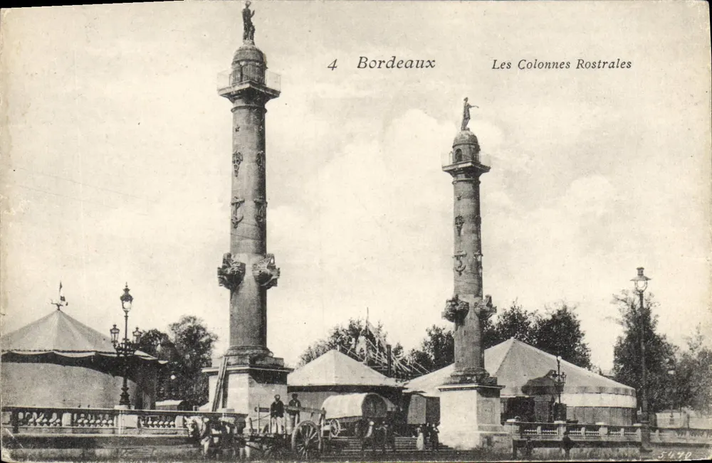 Bordeaux — As Colunas Rostrais — editor S.M.76 - Frente