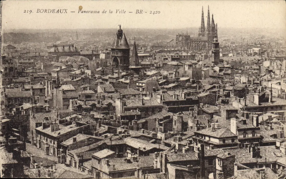 Bordeaux — Panorama da Cidade — BR - 2420 - Frente