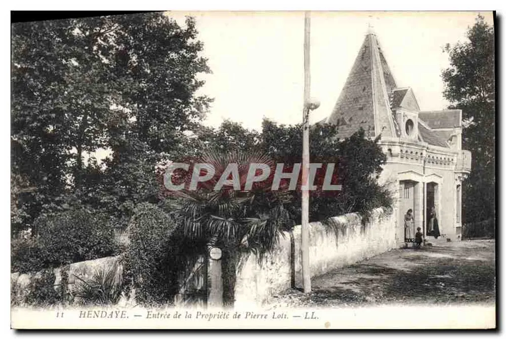 Hendaye — Eingang zur Eigentums von Pierre Lois — LL. - Vorderseite