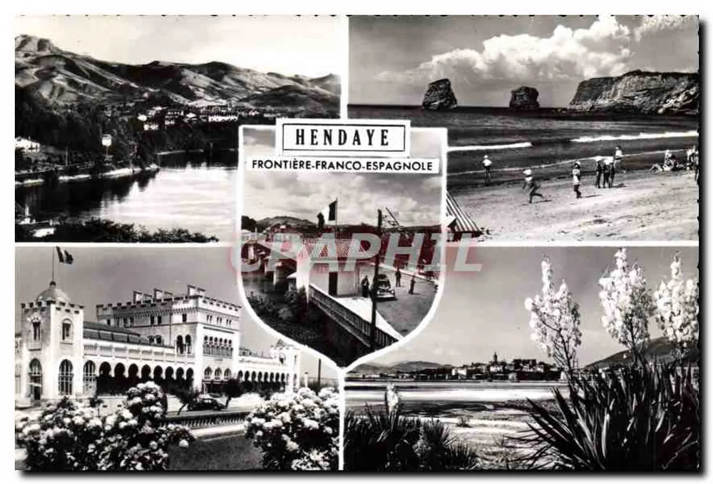 Hendaye — Fronteira franco-espagnola — Panorama — Editor Le Casino, Fontarabie - Frente