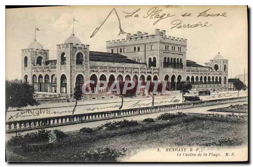 O Casino da Praia — Hendaye — S. HENDAYE (B.-P.-J.) - Frente