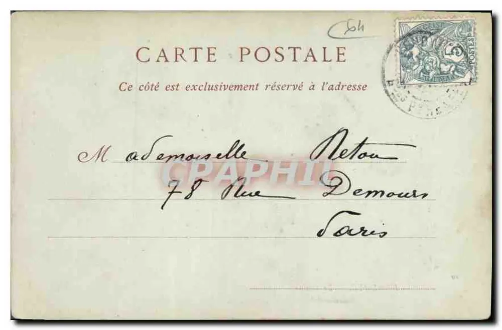 Hendaye — O Casino — Bon Sauronin J.C. Phot. - Verso