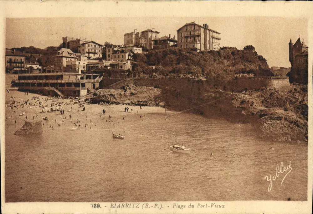 Biarritz (B.-P.) - Ansicht der Port-Vieux-Strand — Yobbled, n°780 - Vorderseite
