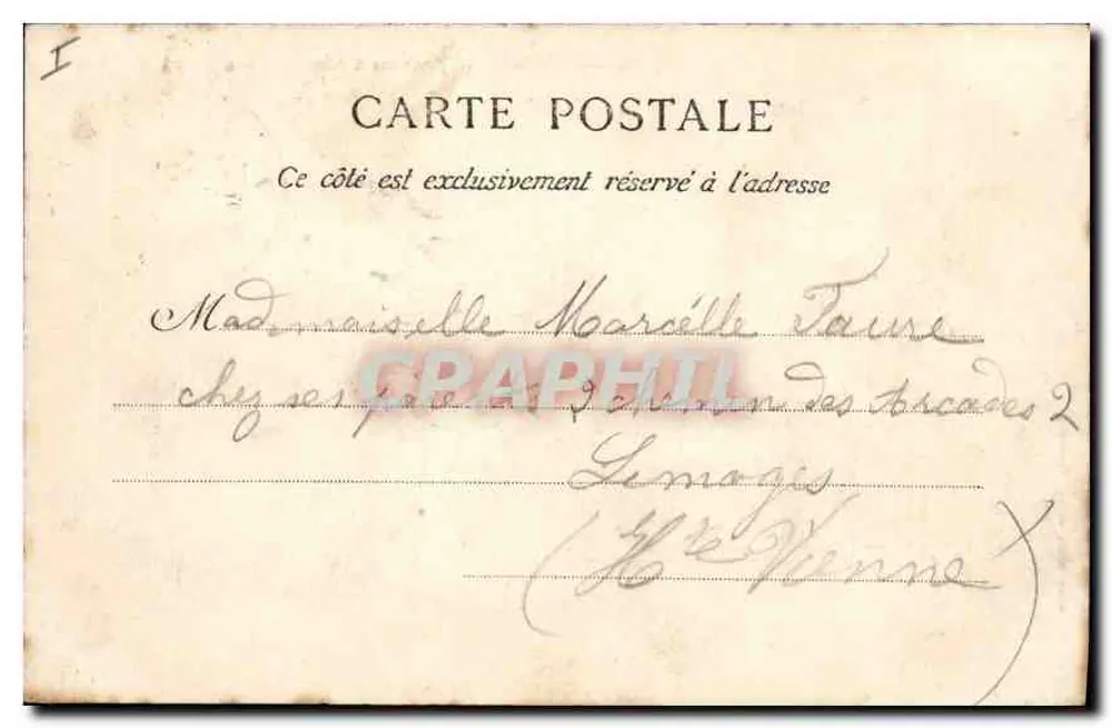 Biarritz — Villa Belza e Rochers à Marée Basse — M. D. Edit. - Verso