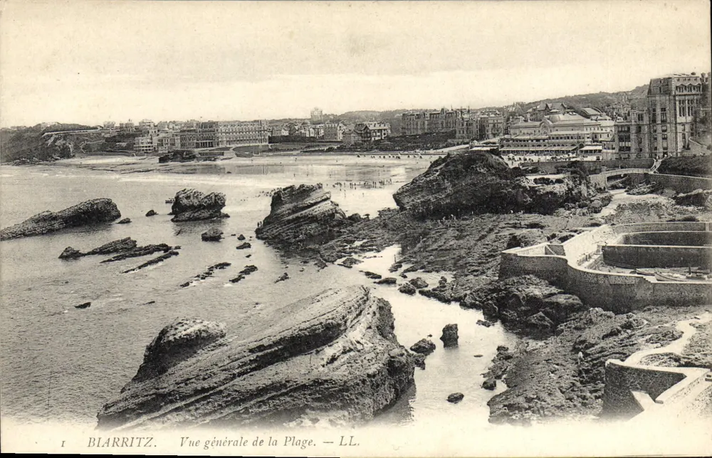Blarritz — Vista geral da Praia — LL. - Frente
