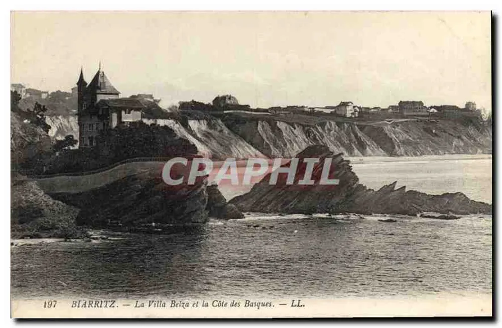 Biarritz — La Villa Beiza et la Côte des Basques — LL. - Vorderseite