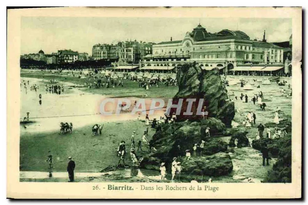 Biarritz - Vista dos Rochos da Praia — n°26 - Frente