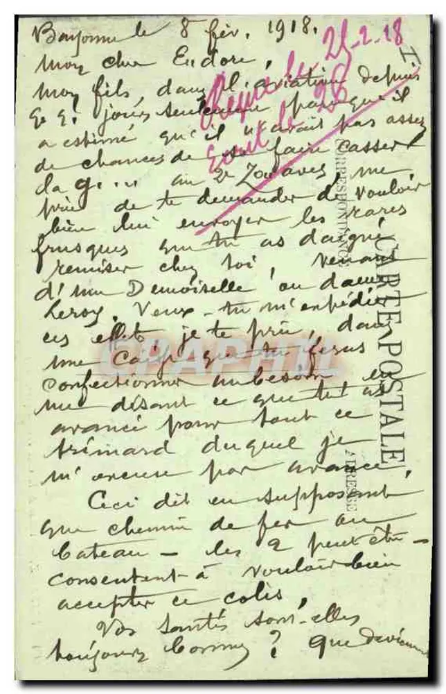 Biarritz — Villas da Costa dos Bascos — LL. n°204 - Verso