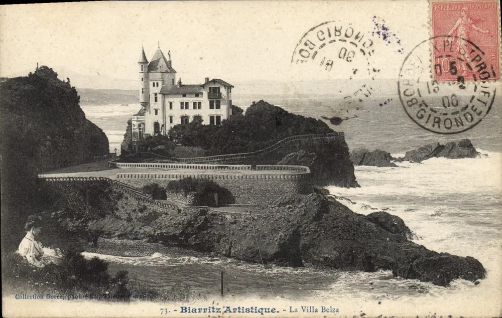 Biarritz - La Villa Belza — Collection Gores, phot. edit. Toulouse, n°73 - Vorderseite