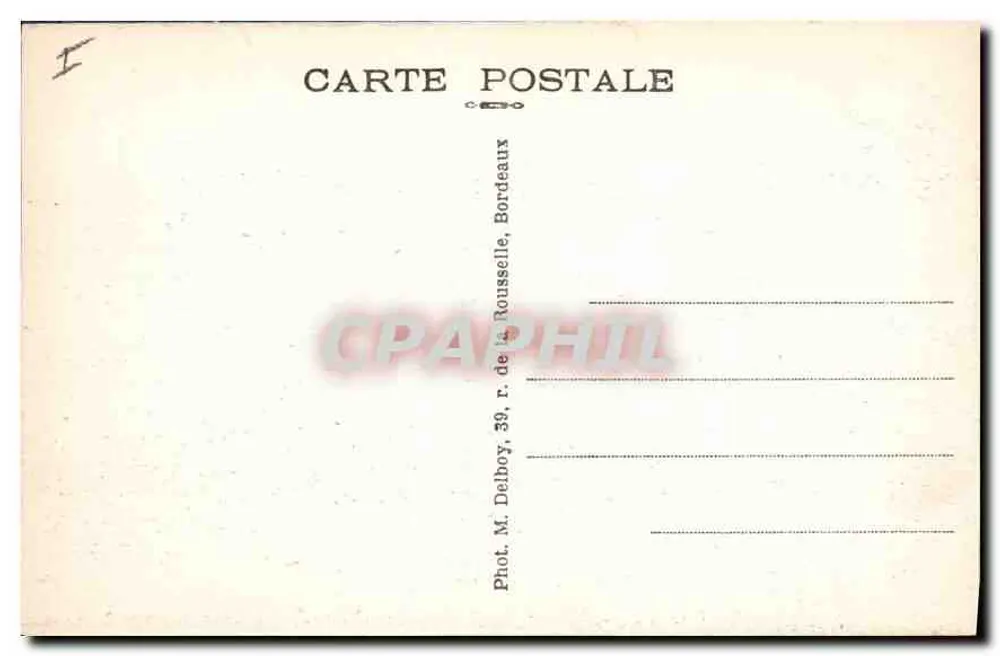 Biarritz (B.-P.) — Praia e Praça Bellevue — M. D. - Verso