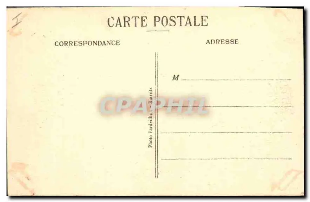Biarritz — Golf von Gasconien — « Hélianthe » auf der Klippe - Rückseite