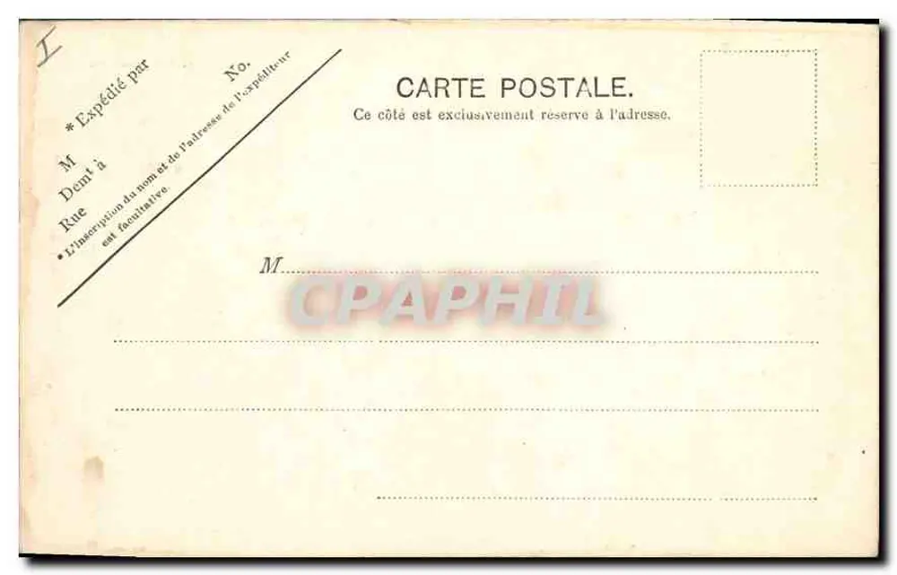 Biarritz — Rocher le Busta — V. P. Paris. Nr 14. - Rewers