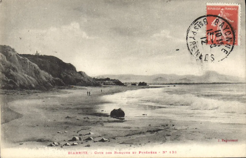 Biarritz - Costa dos Bascos e Pirineus - N° 138 - J. Pagueaud - Frente