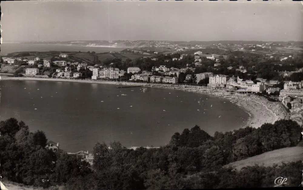 Saint-Jean-de-Luz — Vista geral da Praia — Cie des Arts Photomécaniques - Frente