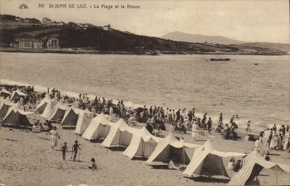 St-Jean de Luz - Der Strand und die Rhune — Seriennummer 30 - Vorderseite