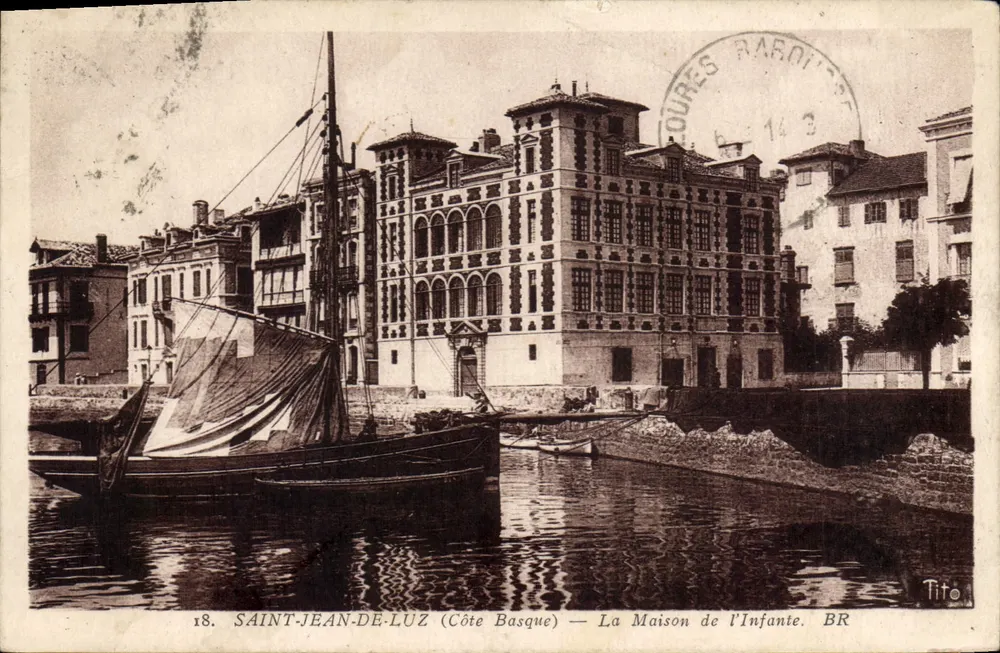SAINT-JEAN-DE-LUZ (Côte Basque) — Das Haus der Infantin. BR - Vorderseite