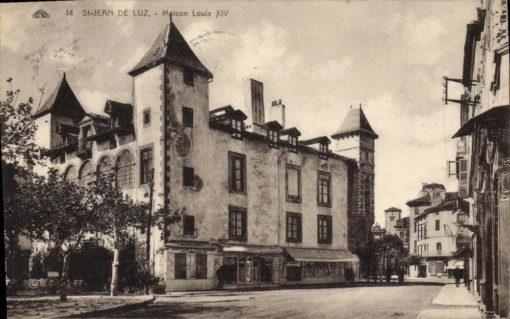 St-Jean de Luz - Haus von Louis XIV — Verleger A. L. C. n°14 - Vorderseite