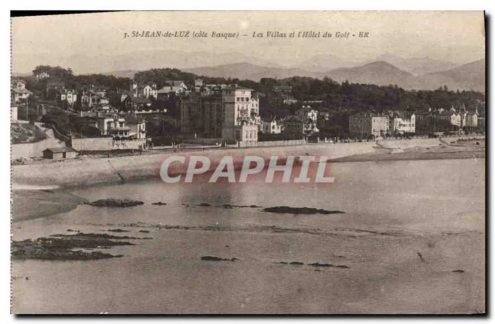 St-JEAN-de-LUZ (Baskenküste) — Die Villen und das Hotel du Golf - BR - Vorderseite