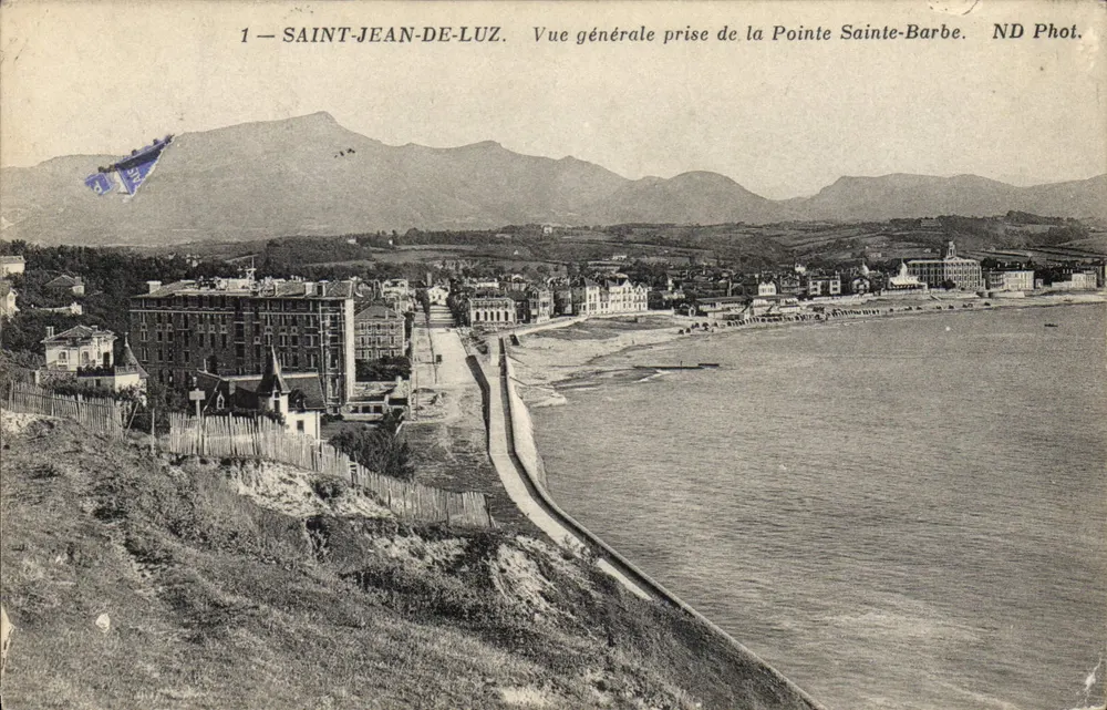 Saint-Jean-de-Luz — Allgemeiner Blick von der Pointe Sainte-Barbe — ND Phot. - Vorderseite