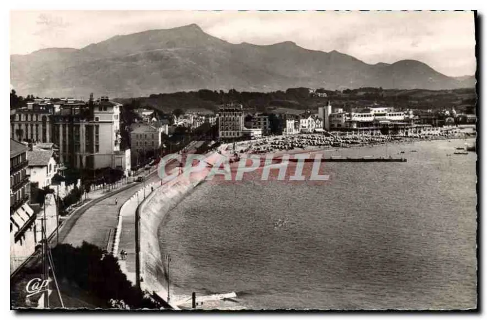 Allgemeiner Blick auf den Strand und die Rhune — Saint-Jean-de-Luz — Verlag C.A.P. Nr. 157 - Vorderseite
