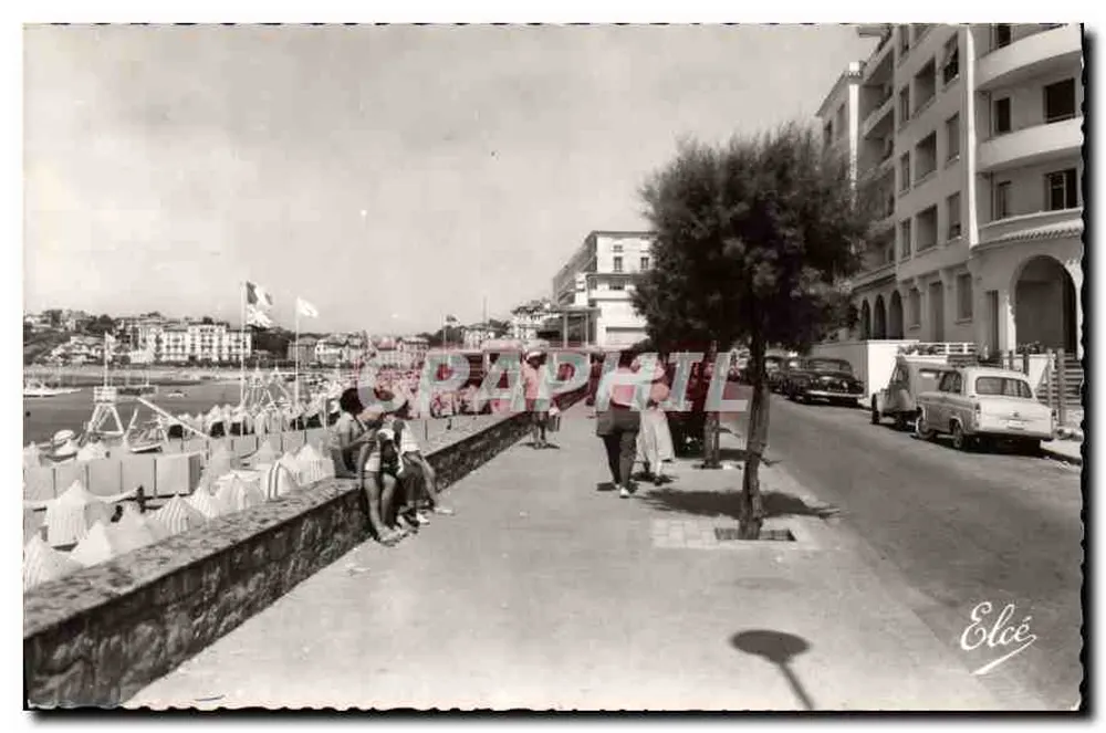 St-Jean-de-Luz — Die Promenade und der Strand — L. CHATAGNEAU, Verlag - Vorderseite