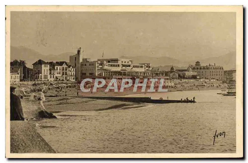 St-Jean-de-Luz — Die Strandpromenade und das Casino — Les Éditions d'Art Yvon, 15, Rue Marlet, Paris - Vorderseite