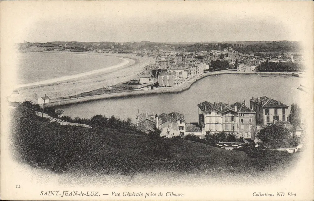 Saint-Jean-de-Luz — Allgemeine Ansicht vom Ciboure — Sammlung ND Phot - Vorderseite
