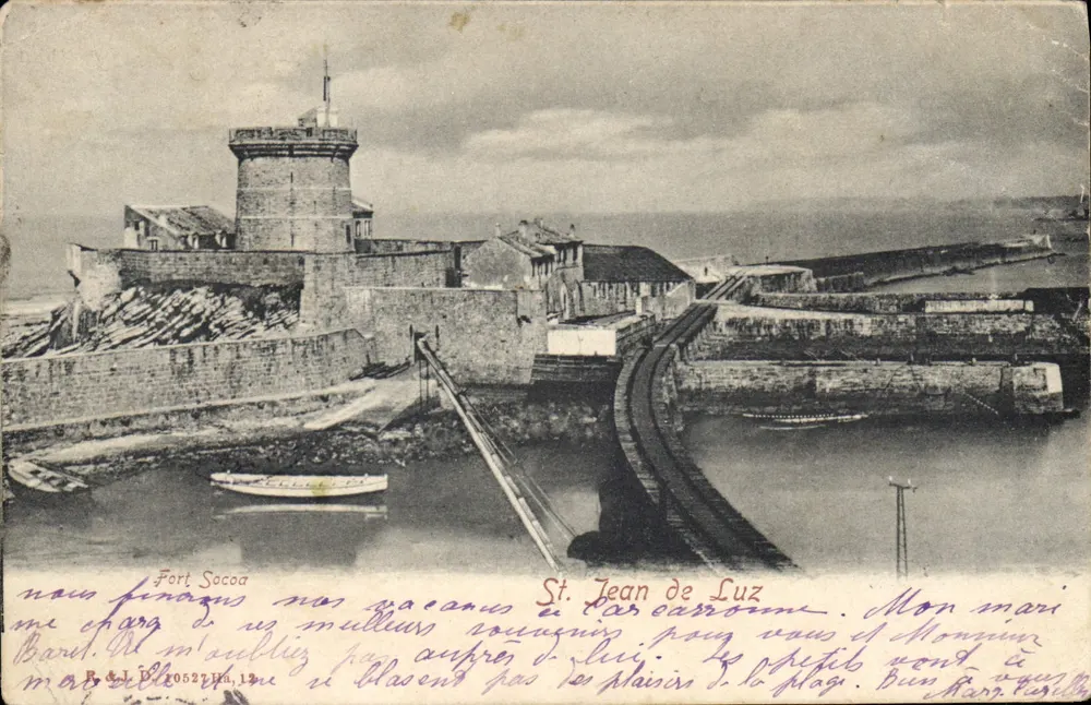 Fort Soccoa — St Jean de Luz — R & J P 0627 - Frente
