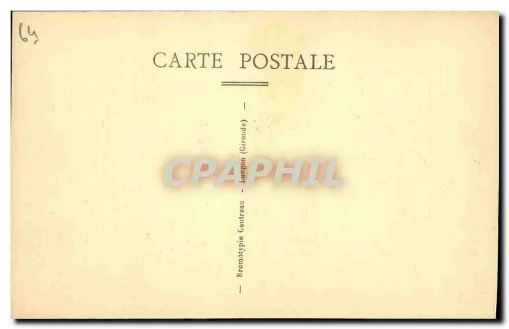 Saint-Jean-de-Luz — Die beiden Brücken und La Rhune — Verlag Bromotype Gautreau, n° 3014 - Rückseite