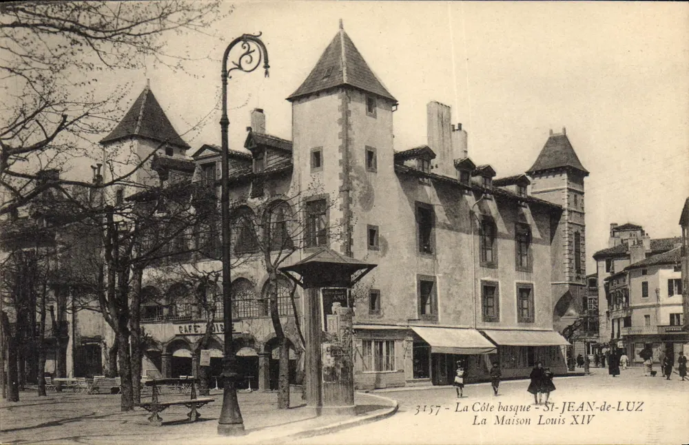 La Côte basque - St-Jean-de-Luz — Das Haus Louis XIV — Verlag Bromotypie GAUTREAU, Langon (Gironde), Nr. 3157 - Vorderseite