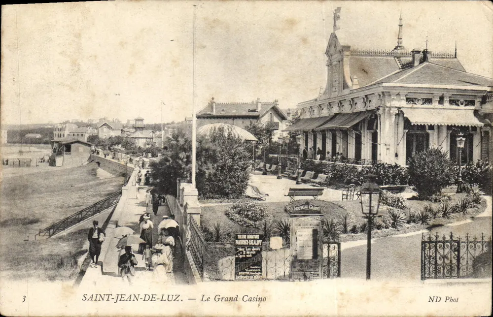 SAINT-JEAN-DE-LUZ — Das Grand Casino — ND Phot - Vorderseite