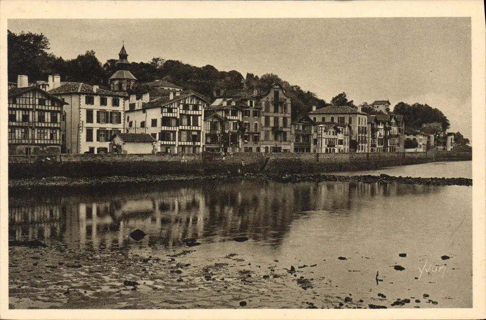 St-Jean-de-Luz — Die Quais von Ciboure — Éditions d'Art YVON - Vorderseite