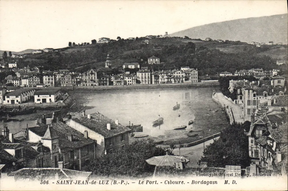 Saint-Jean-de-Luz (B.-P.) — Der Hafen — Ciboure — Phototypie Marcel Debay, Bordeaux - Vorderseite
