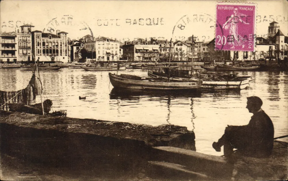 Saint-Jean-de-Luz — Quai de l'Infante — Phototypie Marcel Duboy, Bordeaux - Vorderseite