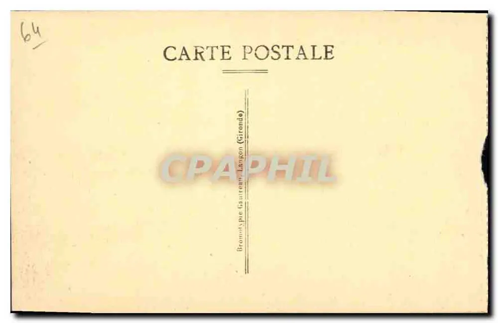 Saint-Jean-de-Luz — Die beiden Brücken und La Rhune — Verlag Bronotype (Gironde) - Rückseite