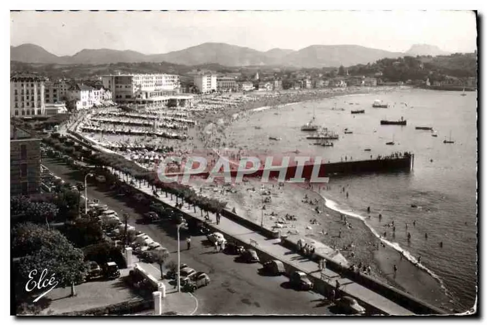 Vista geral da praia de Saint-Jean-de-Luz — Elcé — n°692 - Frente
