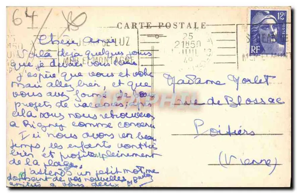 Saint-Jean-de-Luz — Casa da Infanta — J. Dargains, editor - Verso