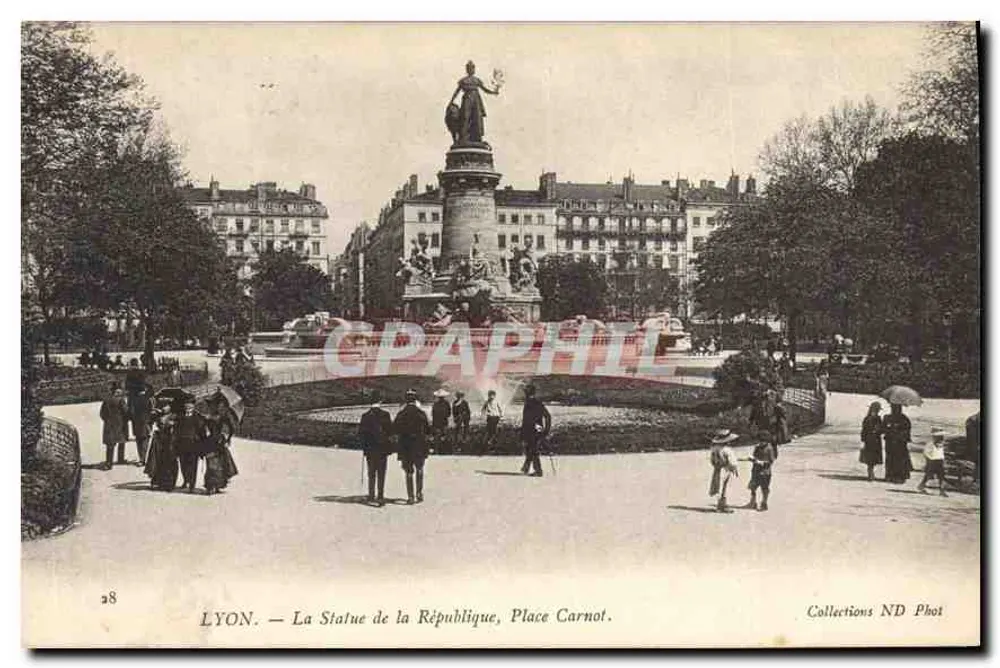 LYON — A Estátua da República, Praça Carnot — Collections ND Phot - Frente