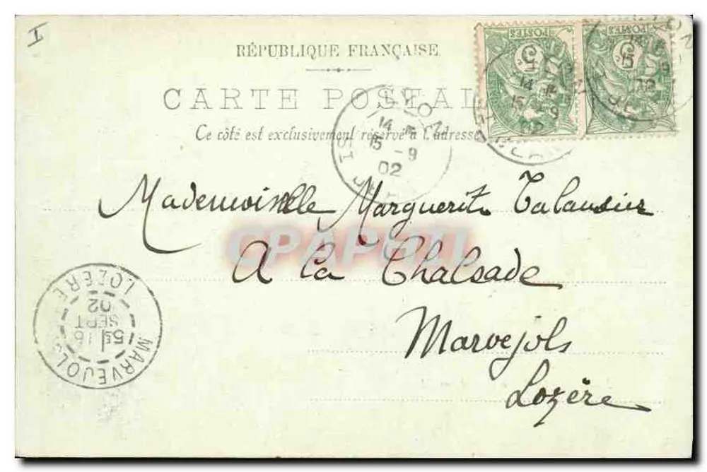 LYON — A Praça Carnot — LL. — N°30 - Verso