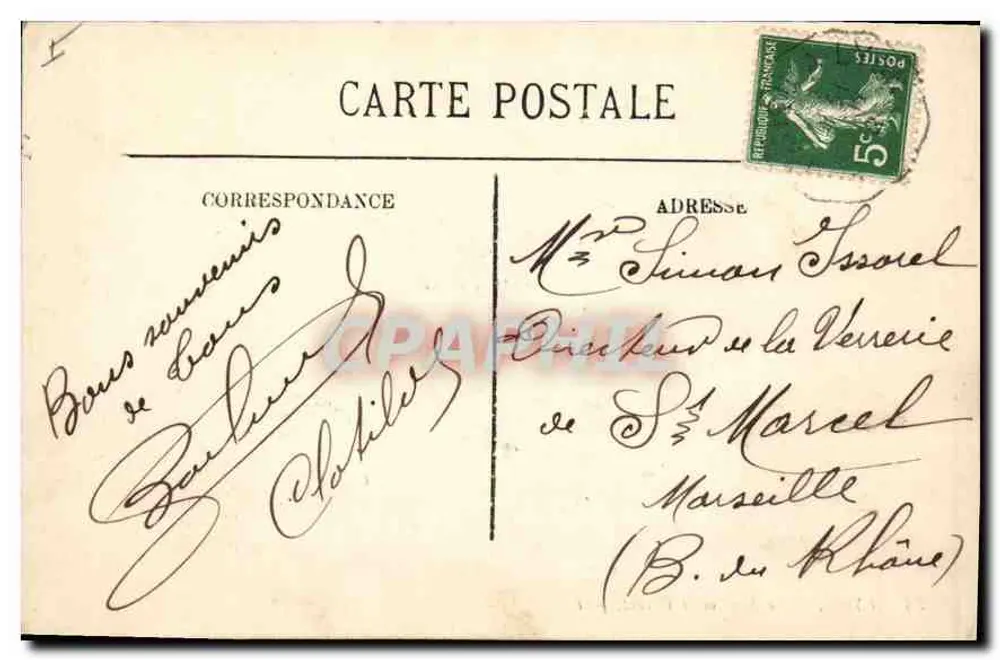 LYON — O Monumento Carnot — LL. n°38 - Verso