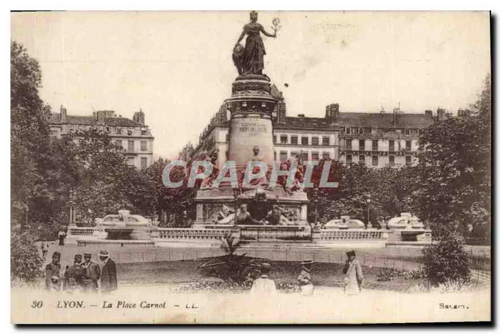 LYON — A Praça Carnot — S. L. (editor) n°30 - Frente