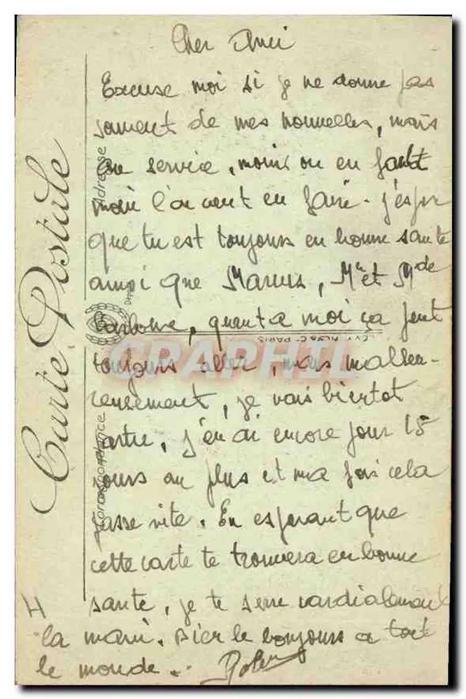 LYON — A Praça Carnot — S. L. (editor) n°30 - Verso