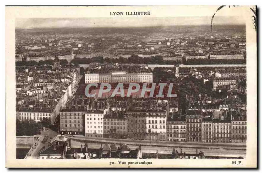 LYON ILLUSTRÉ — Panoramische uitzicht — M.F. n°70 - Voorkant
