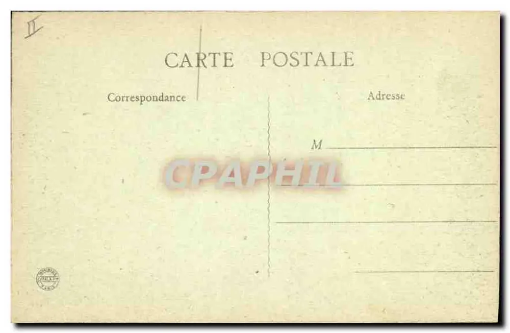 Lyon - Vista Geral, tirada de Fourvière — B.F., Paris - Verso
