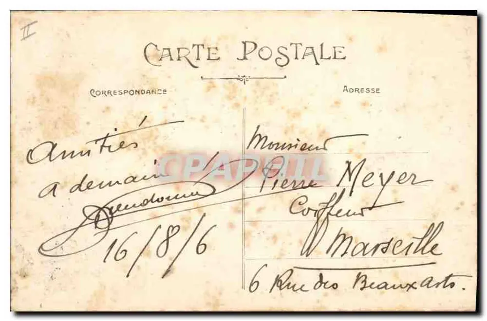LYON — Allgemeine Ansicht von Vaise und dem Mont d'Or — E. R. - Rückseite