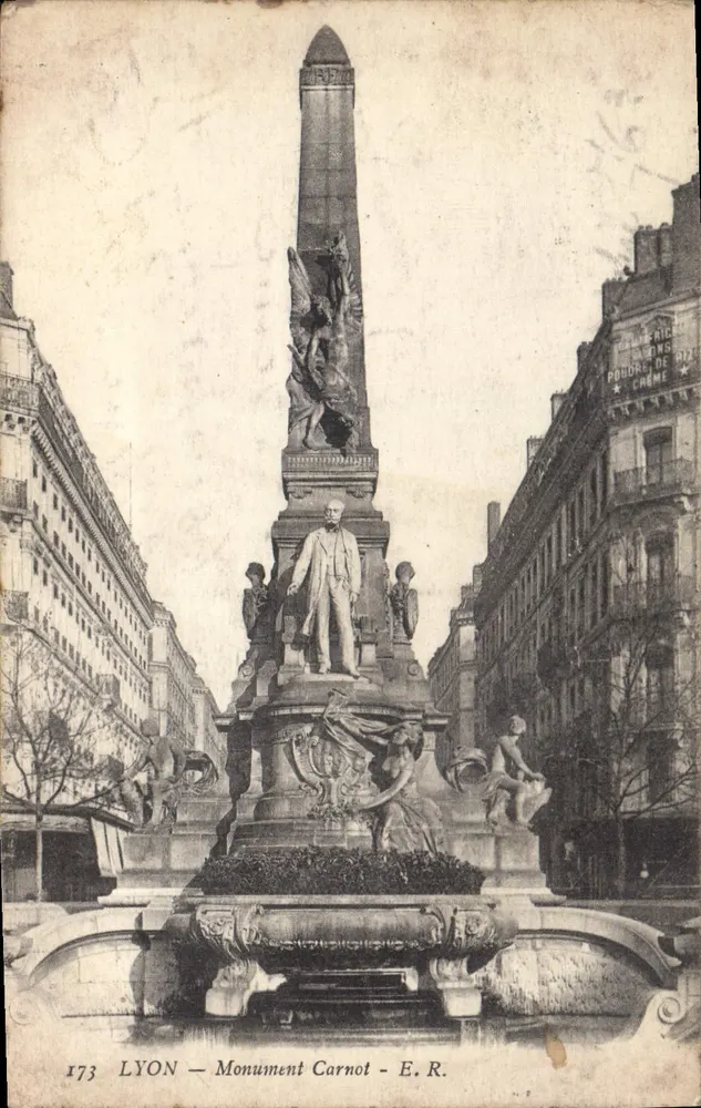 LYON — Monumento Carnot — E.R. n°173 - Frente